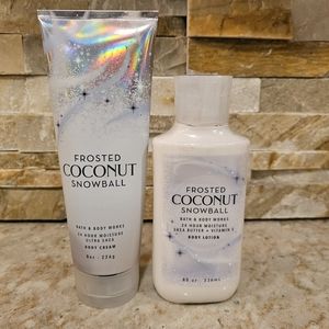 Bath and Body Works Frosted Coconut Snowball lot